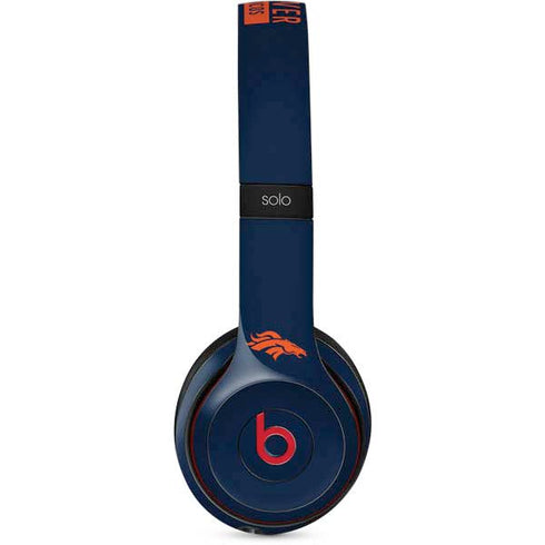 NFL Denver Broncos Blue Performance Series Beats Solo 3 Wireless Skin
